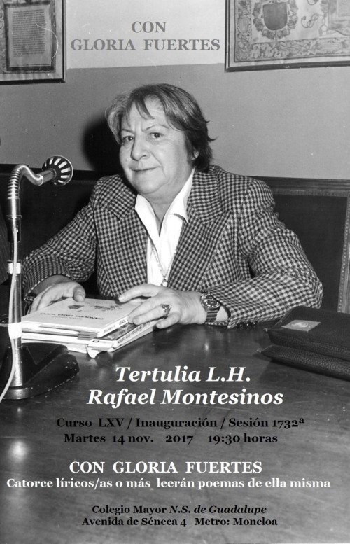thumbnail_Tertulia Montesinos. Con Gloria Fuertes. 14-11-2017